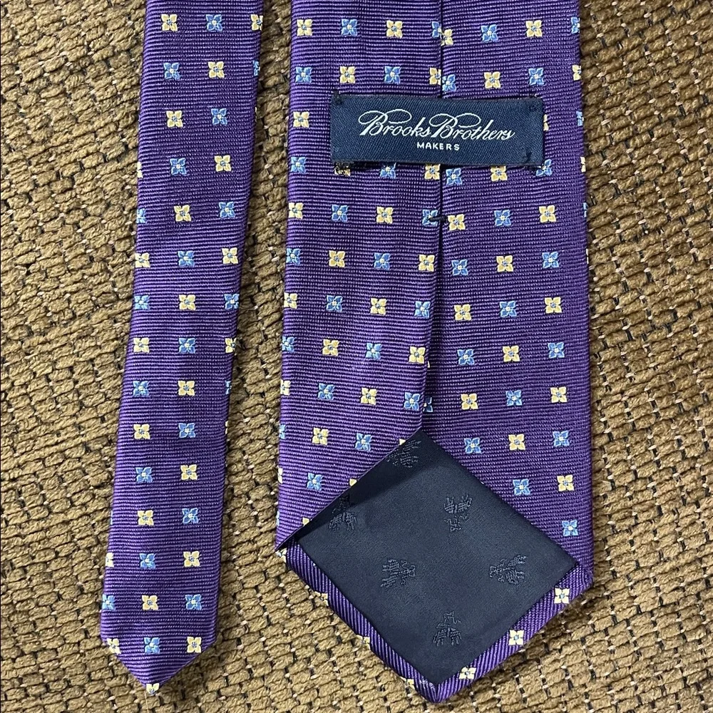 Brooks Brothers Purple Silk Men’s Necktie